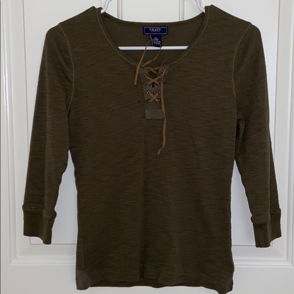 Chaps Green Top